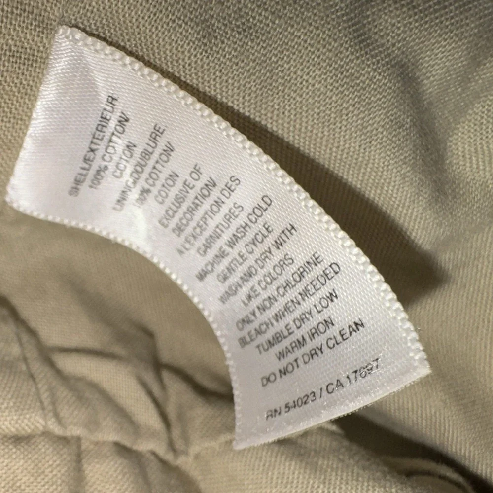 Y2K Old Navy Bucket Hat Kids‎ 4T-5T Khaki Tan Embroidered Summer Fishing